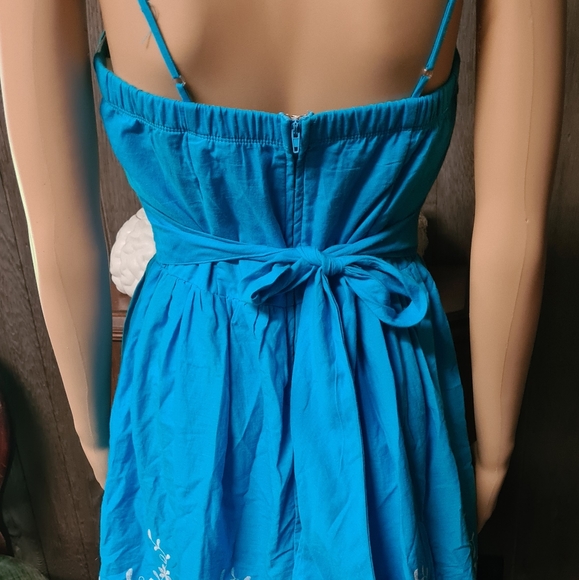 Blue Cocktail Dress - Picture 3 of 4